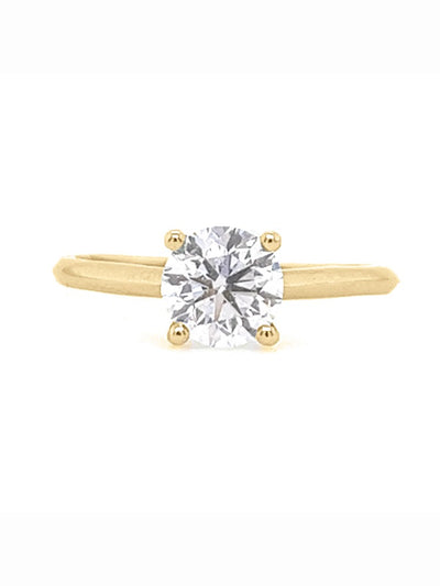 Bague solitaire rond