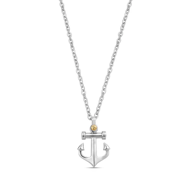 ARZ Steel Anchor Pendant Chain