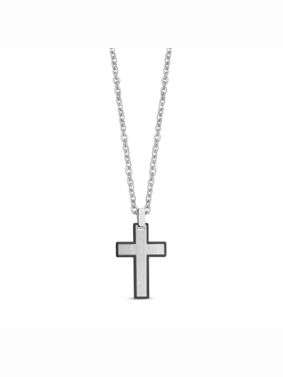 Chaîne avec pendentif croix ARZ Steel