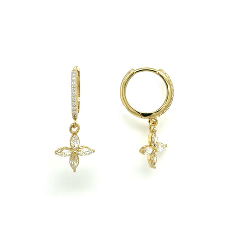 Boucles d'oreilles en or Étoile