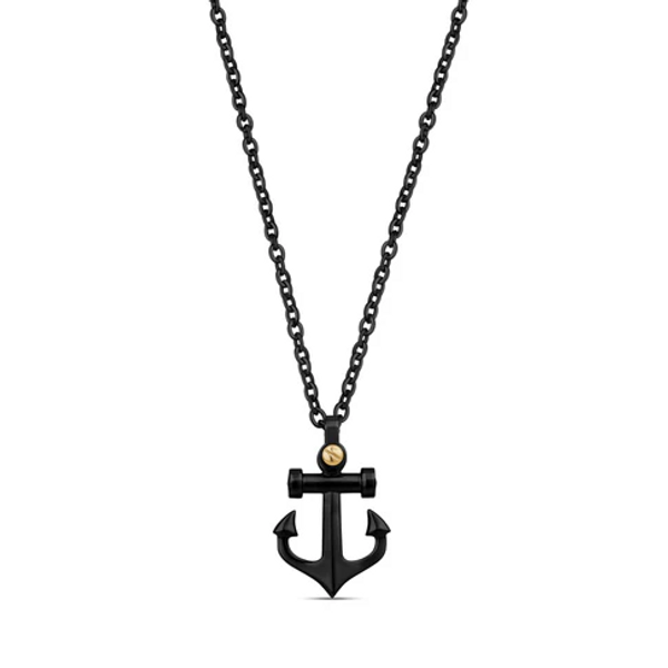 ARZ Steel Anchor Pendant Chain