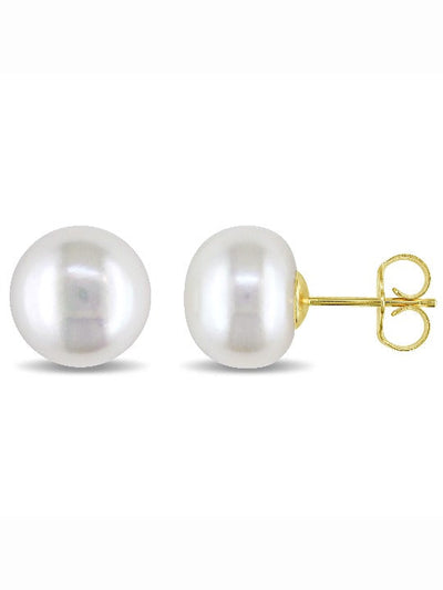 Boucle d'oreilles avec perle d'eau douce