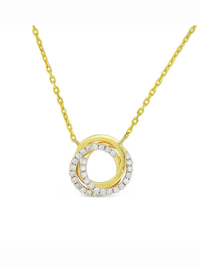 Collier Tri Halo diamants