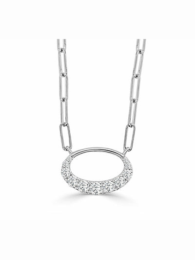 Collier Ovale en diamants