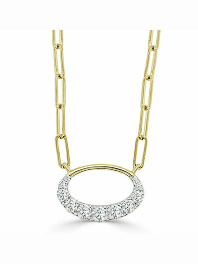 Collier Ovale en diamants