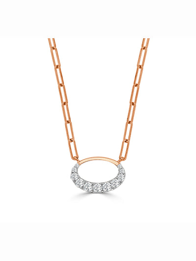 Collier Ovale en diamants