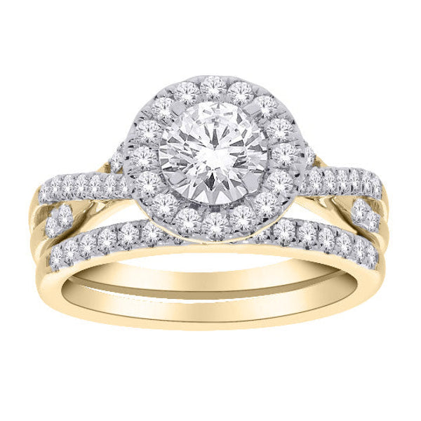 Crisscross Diamond Ring