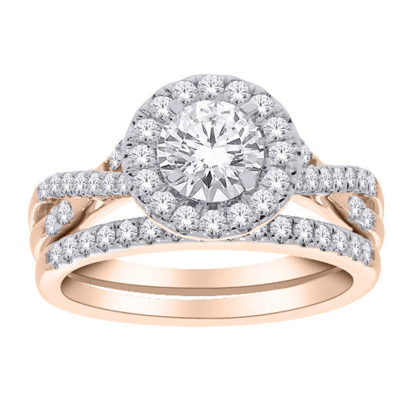 Crisscross Diamond Ring