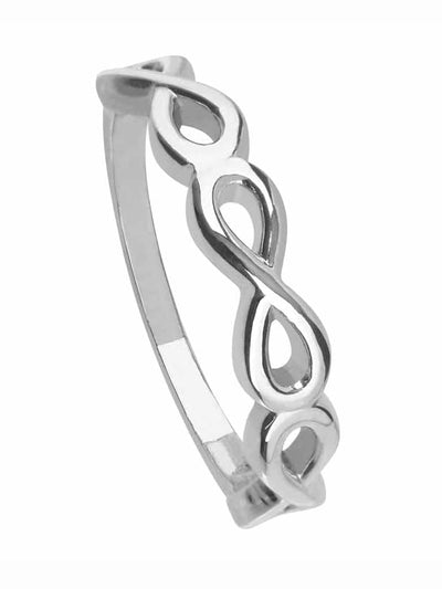 Bague en or avec signes infini