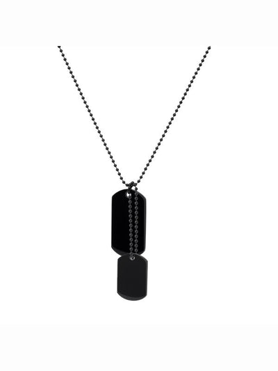 Chaîne avec pendentifs double tags ARZ Steel