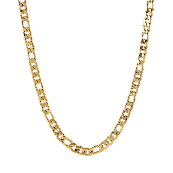 Chaîne figaro ARZ Steel Jaune