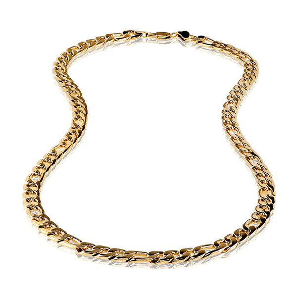 Chaîne figaro ARZ Steel Jaune