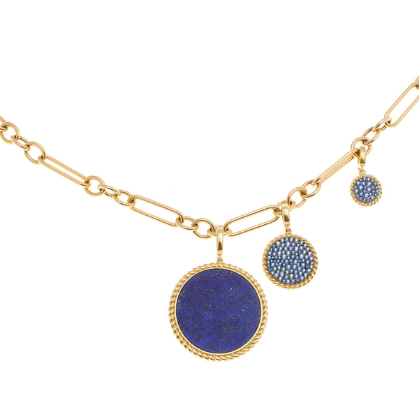 Collier en or avec Lapis Lazuli