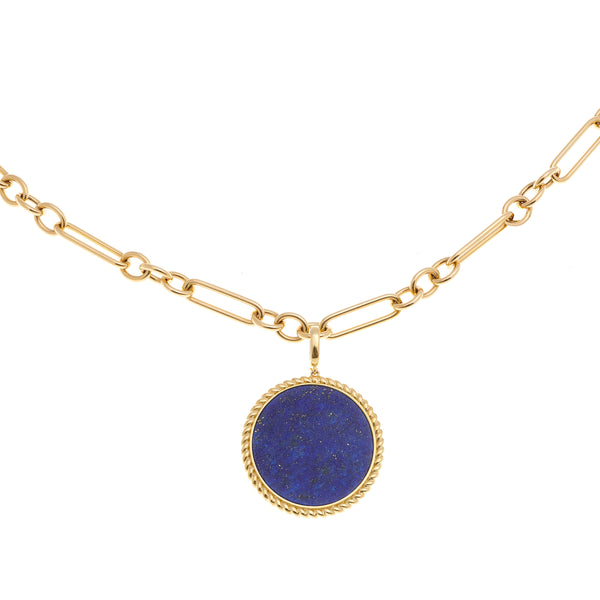 Collier en or avec Lapis Lazuli