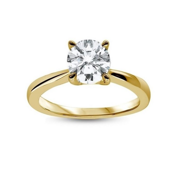 Bague diamants de Laboratoire Rond