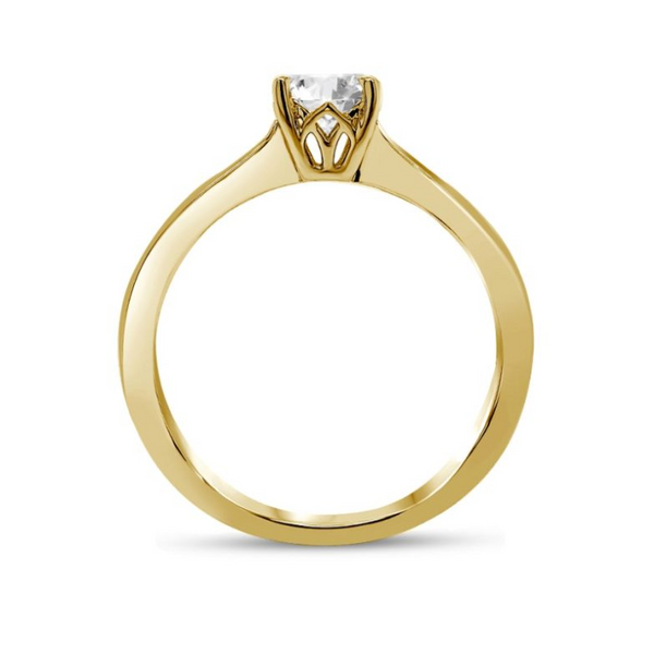 Bague diamants de Laboratoire Rond