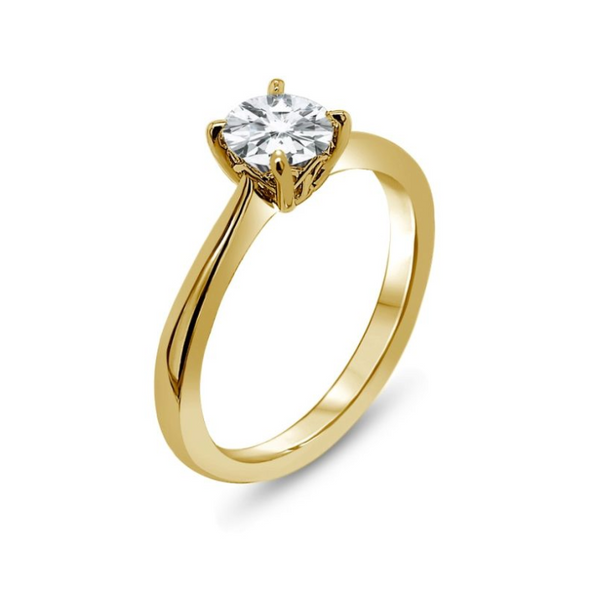 Bague diamants de Laboratoire Rond