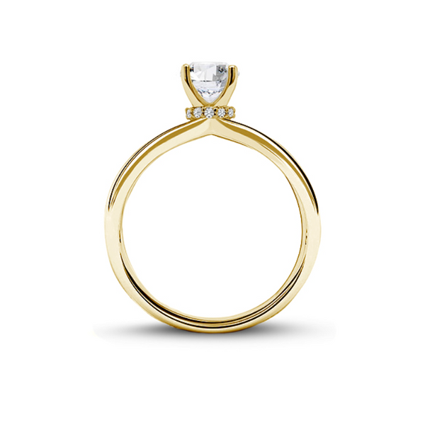 Bague diamants de Laboratoire Rond