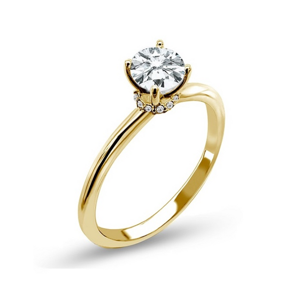 Bague diamants de Laboratoire Rond