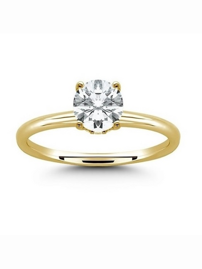 Bague diamants de Laboratoire Rond
