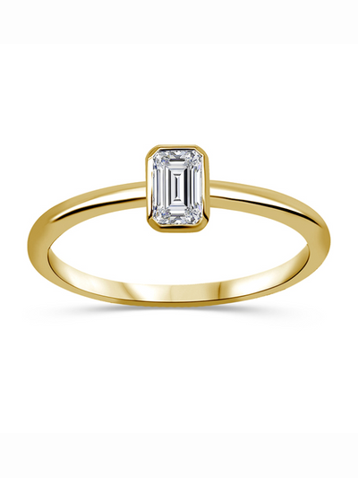 Bague diamants de Laboratoire Petit Solitaire