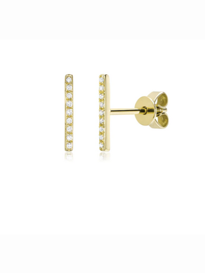 Boucles d'oreilles en or avec diamants