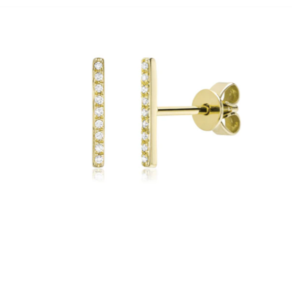 Boucles d'oreilles en or avec diamants