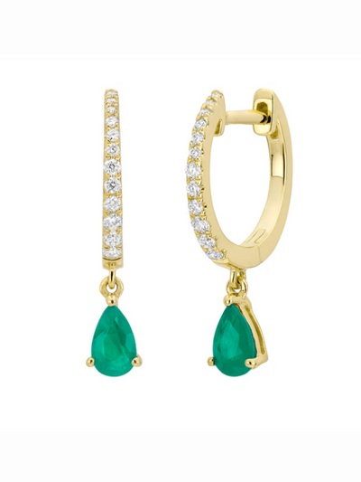 Boucles d'oreilles en or avec diamants