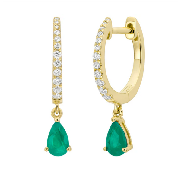 Boucles d'oreilles en or avec diamants