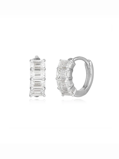 Boucles d'oreilles en or avec diamants