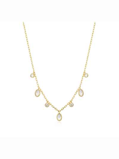 Collier en argent et pierres