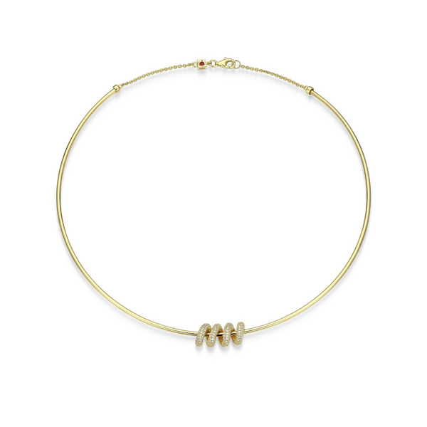 Collier avec pendentif en argent ELLE