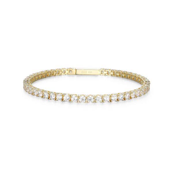 Bracelet tennis en argent ELLE