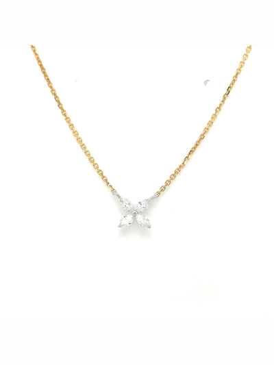 Collier Fleur en diamants
