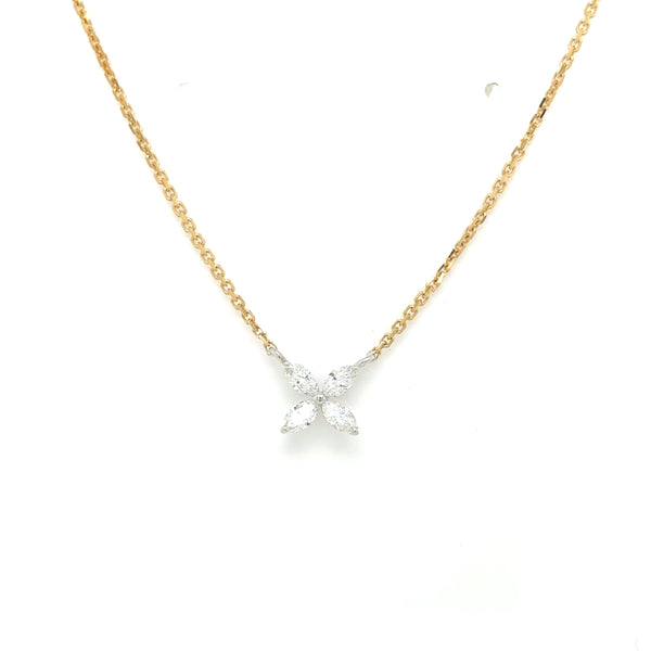 Collier Fleur en diamants