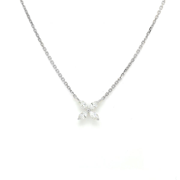 Collier Fleur en diamants