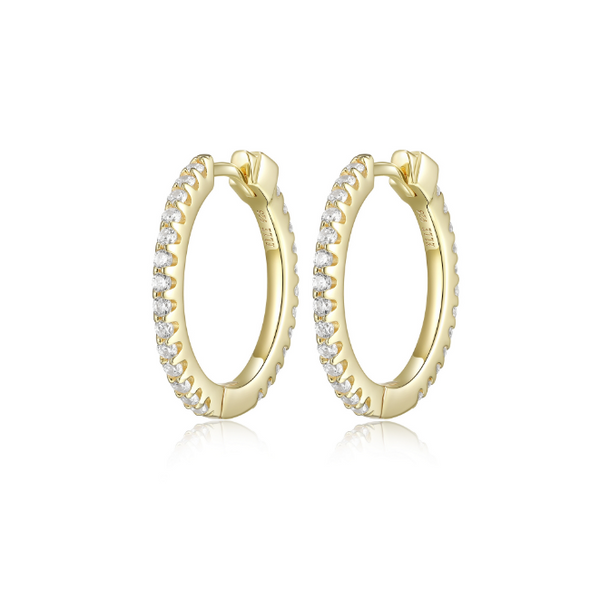 Boucles d'oreilles en argent ELLE