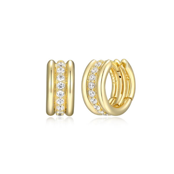 Boucles d'oreilles en argent ELLE