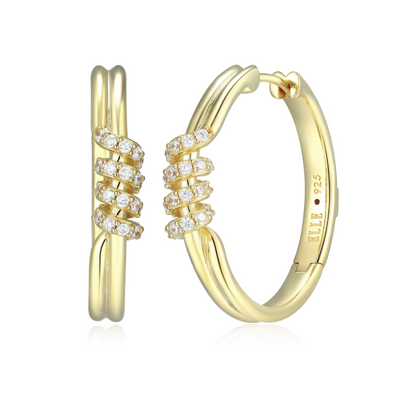 Boucles d'oreilles en argent ELLE