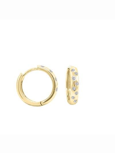Boucles d'oreilles en diamants
