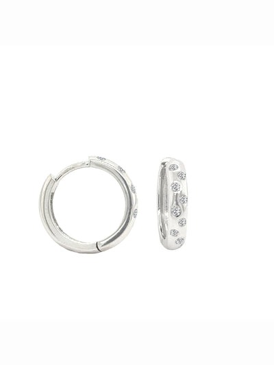 Boucles d'oreilles en diamants