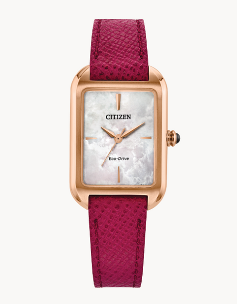 Montre Citizen pour femme Cuir
