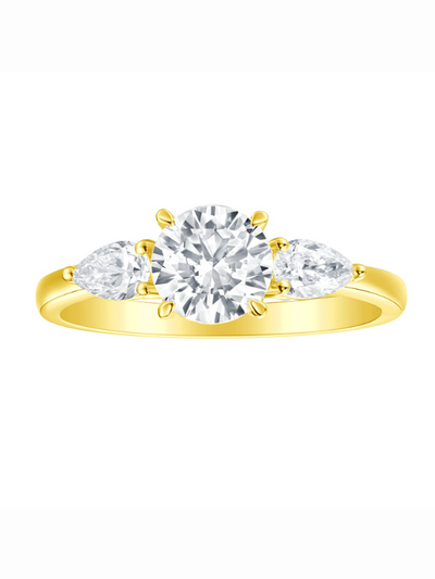Bague diamants de Laboratoire Trinité