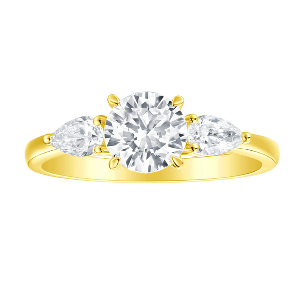 Bague diamants de Laboratoire Trinité