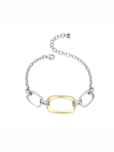 Bracelet en argent 2 tons ELLE