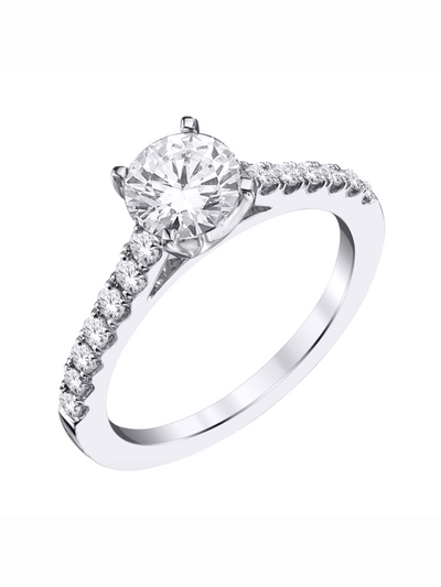 Bague diamants de Laboratoire