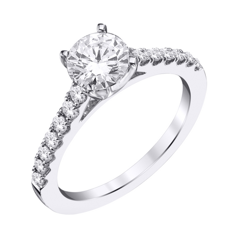 Bague diamants de Laboratoire