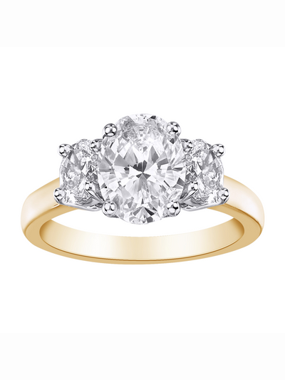 Bague diamants de Laboratoire Trinité