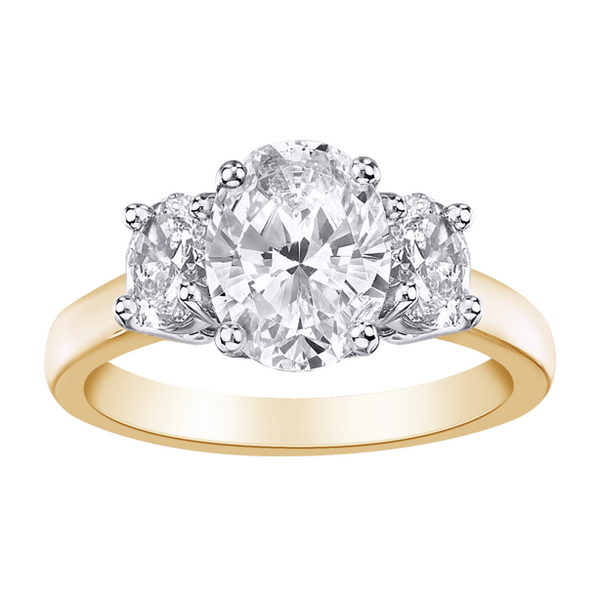 Bague diamants de Laboratoire Trinité