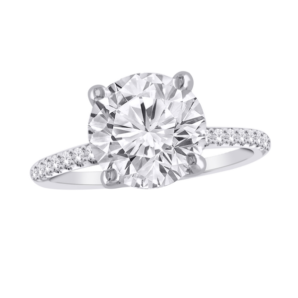 Bague diamants de Laboratoire Rond